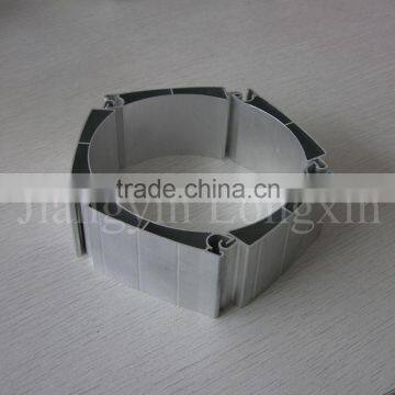 silver anodized aluminum roller shutter profile