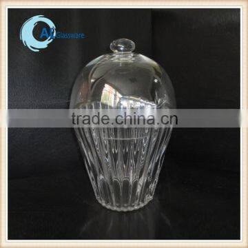 Glass Jar for Candy With Dome Lid, Wholesale Glass Apothecary Jars photo-2