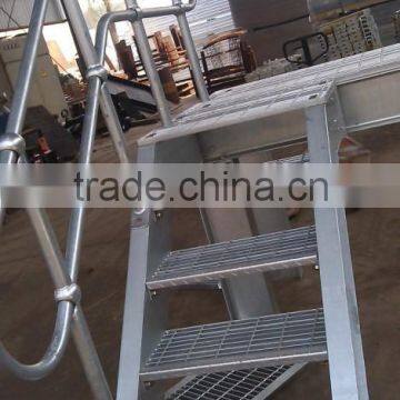 safety step ladders with handrail/industrial ladders 20year professional manufacturer ISO9001