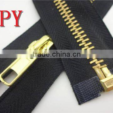 good quality 5# brass metal zipper,OE,50cm