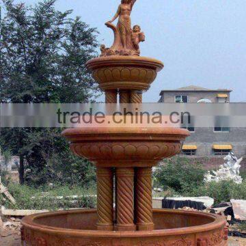 outdoor marble fountain