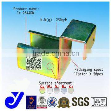 JY-2044DW|Stamping colored-zinc galvanized metal connector for sliding rail |Welding pieces