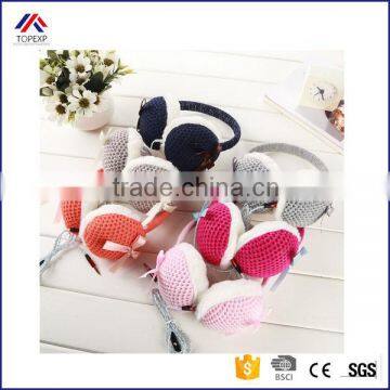 Bowknot Music Earphone Warm Fashion Earmuffs