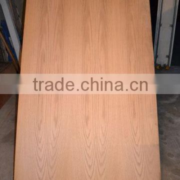 Natural red oak veneer laminated mdf