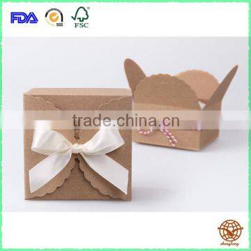 Wholesale Customized Kraft Folding Wedding Favor Packing Gitfbox