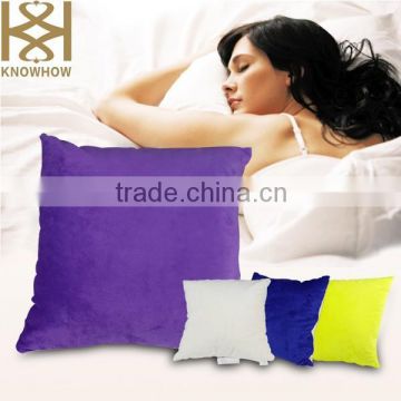 Natural Latex Square Throw Pillow with Velvet fabric cover