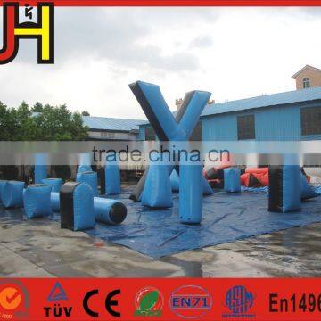Most Popular Selling Attractive PVC Inflatable Paintball Bunker Shooting Types for Outdoor Activities