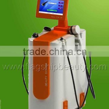 Multipolar RF + vacuum slimming system