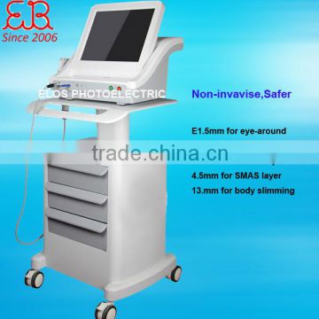 High Focused Ultrasonic New Arrival!! HIFU Back Tightening Face Lifting+Skin Care Machine On Promotion