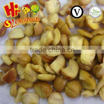 IQF Chestnuts from China Grade C Peeled Chestnuts