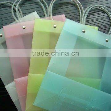 2012 transparent PVC gift bag