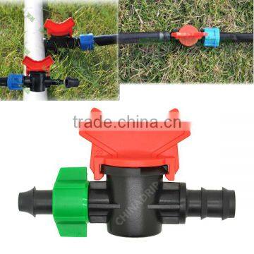 Plastic Irrigation Humidifier Garden Valve Control Switch PE pipe Connector