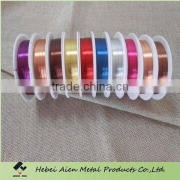 beading colored copper wire for jewellery