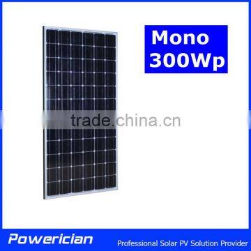 High Efficiency Solar Panle Mono 300Wp OEM Brand Accept