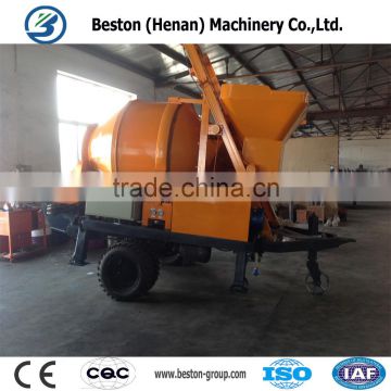 High quality electric and diesel engine concrete mixer pump in Algeria