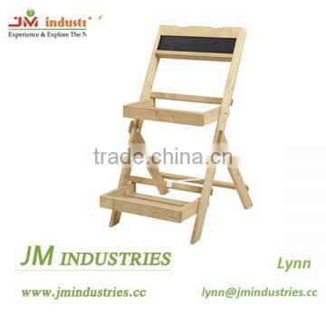 Best Price Outdoor Wooden 2 and 3 Tier Plant Stand Whole Sale photo-3