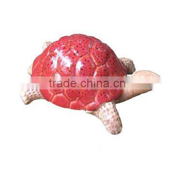 Personazlied Handmade Color Glazed Decorative Ceramic Turtle Ornament