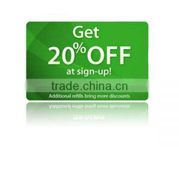 PVC Loyalty Discount Coupon Card Printing photo-3