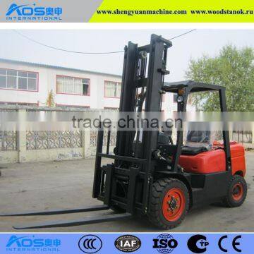 Chinese forklift load 5tons with max lifting height 6 meters optional