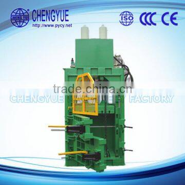 Double hydraulic cylinder cardboard compressor for waste