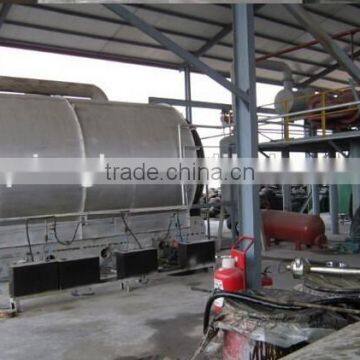 2014 New Green Tyre To Oil Pyrolysis Refining Plant With Auto-feeding System photo-4