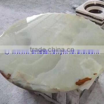 EXPORTER OF LIGHT GREEN ONYX TABLE TOPS COLLECTION photo-4