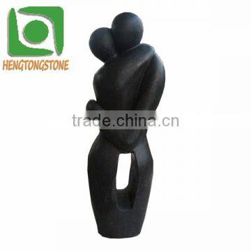 Modern Art Black Marble Abstract Sculpture photo-6