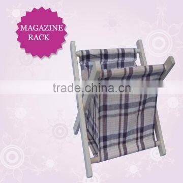 Customed Color and Size Paulownia Wooden Magazine Rack, Newspaper Basket, Magazine File/spice Rack photo-2