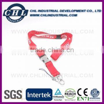 Polyester detachable neck lanyards strap