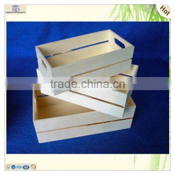 Wholesale Craft Set Houses Food Storage Plywood Wooden Crate photo-6