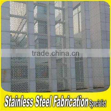 Perporated Laser Cut Outdoor Metal Garden Screens for Decoration