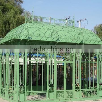 Trade Assurance garden decorative galvanized steel frame green house