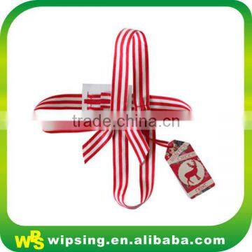 Custom Red Pre Tied Stretch Loop Bow photo-5