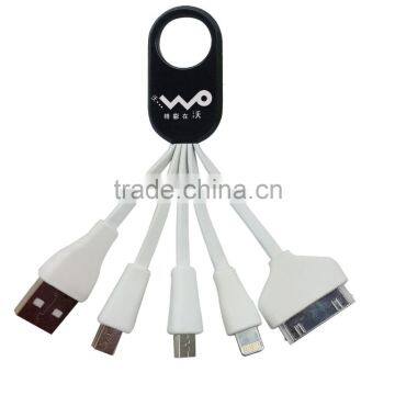4-in-1 Multi USB Adapter Charging Cable Connector for Iphone 6, 6 Plus, 5 / 5s / 5c, Ipad,Smartphones photo-4