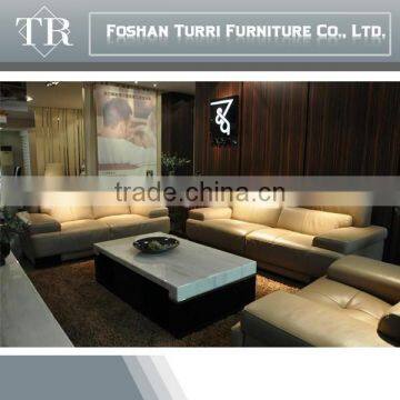 High Quality Royal Cream Sofa, Luxurious Antique Italian Leather photo-2