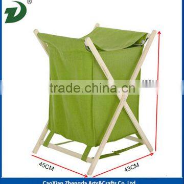 2017 New Design High Quality Wholesale Walnut Wood Laundry Basket photo-4