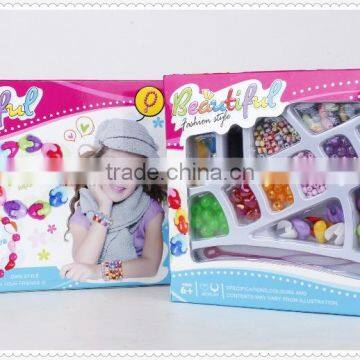 wholesale educational good qaulity plastic DIY beads toys set for kids