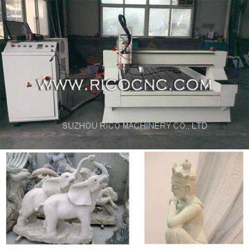 RICOCNC Stone Sculpture Carving Machine Granite Engrave Letters Machine S1224C photo-2