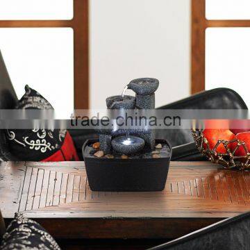 Four Tier Tabletop Fountain With LED Light photo-4