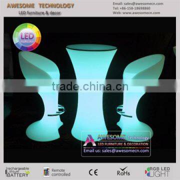 Standing Led Plastic Bar Chair Counter Height (BS100) photo-3