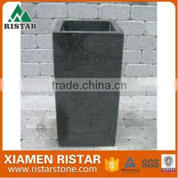 Outdoor Garden Granite Stone Flower Pot