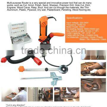 600w Multifunction Power Tool Portable Electric Rotary Tool Handheld Multipurpose Electric Router photo-3