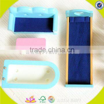 Wholesale Beautiful Kids Wooden Dollhouse Toy , Lovely Kids Wooden Dollhouse Toy, Popular Kids Wooden Dollhouse Toy W06A102 photo-2