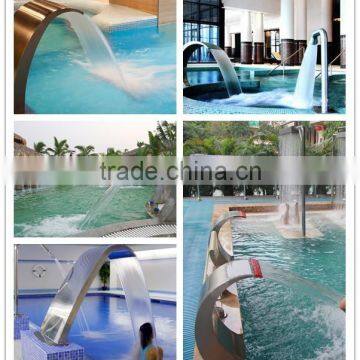 Swimming Pool Decoration Water Curtain Garden Waterfall for Home Decoration photo-5