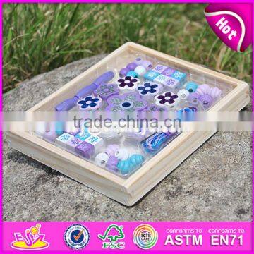 2017 New Design Children Threading Beads Wooden Educational Toys for 4 Year Olds W11E061 photo-5