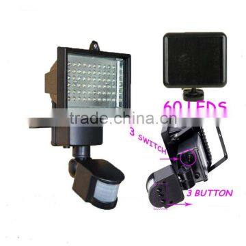60 LED PIR Solar Motion Sensor Security Light for Garden Outdoor Use photo-4
