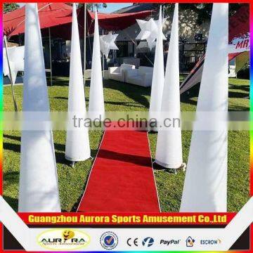 LED lighting inflatable cone for events