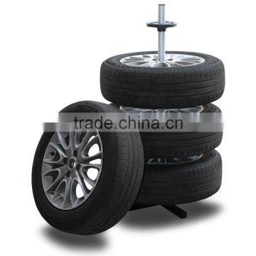 Aluminum 4 Car Wheel Display Holder Tire Stand photo-3