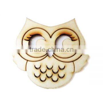 Wooden carved artificial animal table top use decoration die cut felt shapes