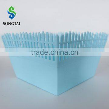 2016 New Style pp Plastic Suqare Fence Fruit Basket photo-6